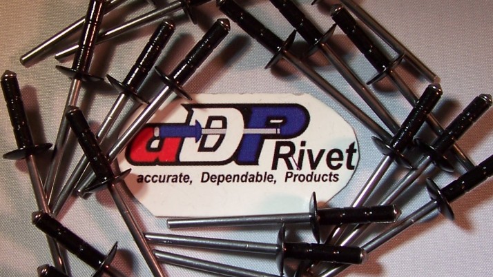 1/8 inch racing rivets painted colors