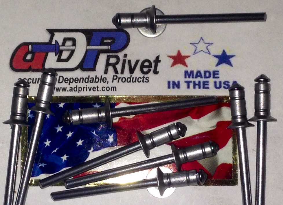 Countersunk Rivets painted colors ADP Rivet